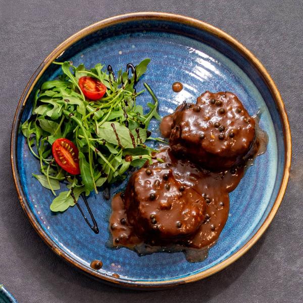 Mușchi de vită românească cu sos de piper